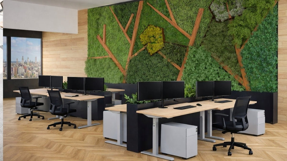 Afbeelding met werkplekken