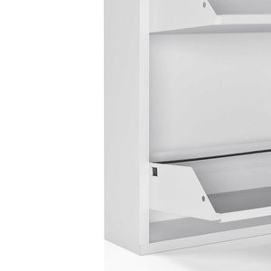 Open klep van schoenenkast Bodi Wit