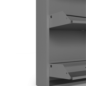 Kleppen van Schoenenkast Bodi 2-vaks Clay Grey Ceha Europe