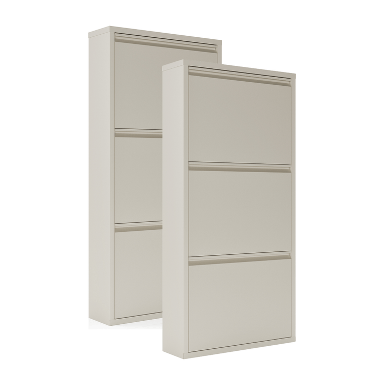 Schoenenkast Bodi 3-vaks Soft Beige