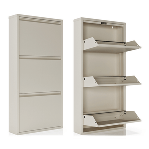 Schoenenkast Bodi 3-vaks Soft Beige Ceha Europe