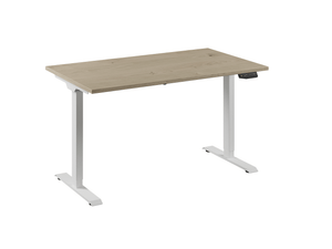Ceha Europe bureau 140x80 met eiken wit blad en wit onderstel