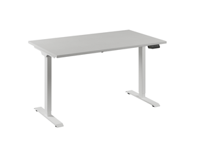 Ergonomisch sta/zit-bureau van Ceha Europe in volledig wit