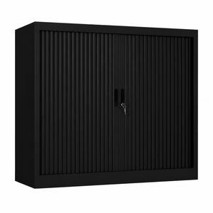 Zwarte CHS roldeurkast 105x120 cm