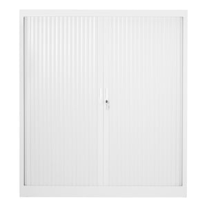 Vooraanzicht roldeurkast CHS 135x120 wit