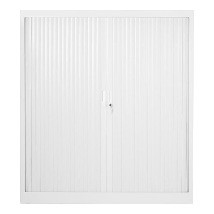 Vooraanzicht roldeurkast CHS 135x120 wit