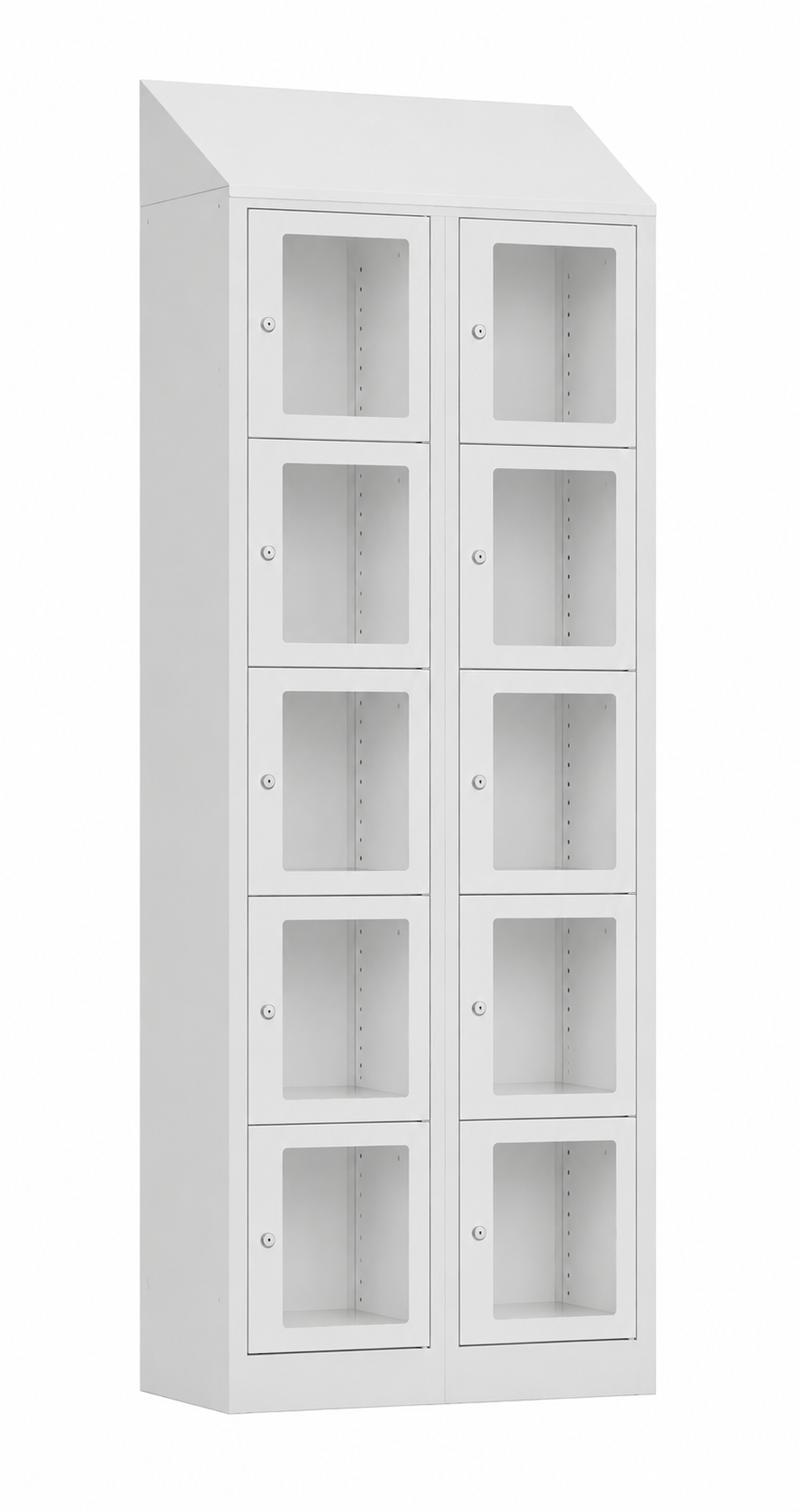 Locker CKT met acrylglas 2.10 grijs
