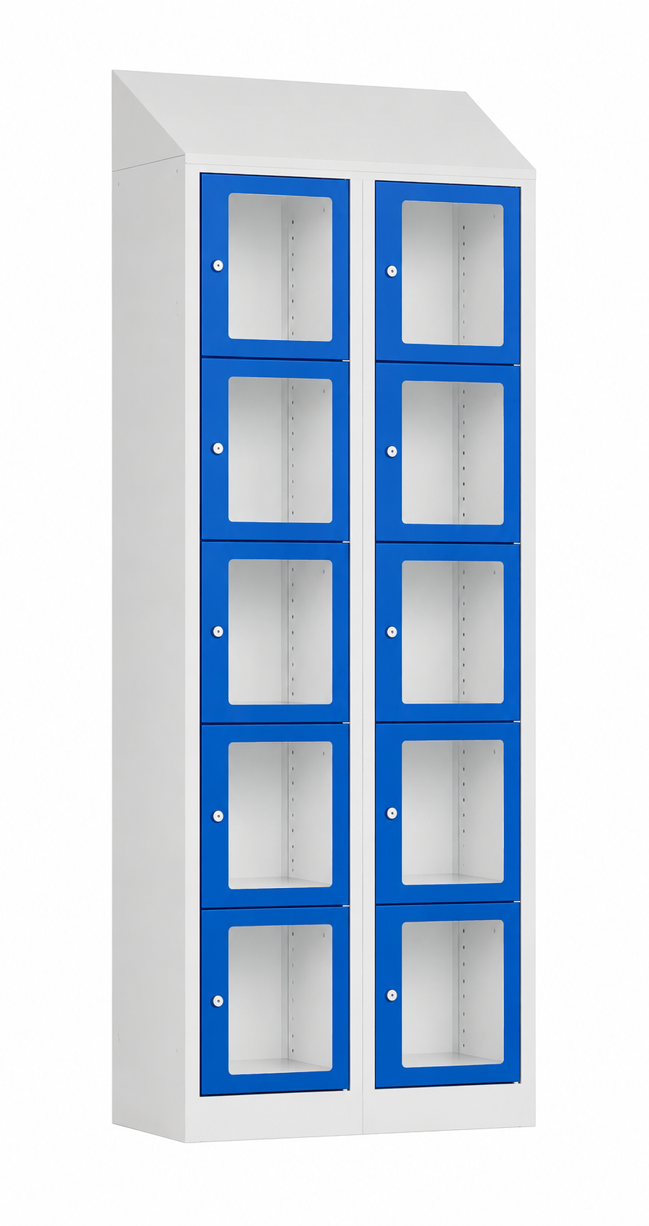 Locker CKT met acrylglas 2.10 grijs/blauw