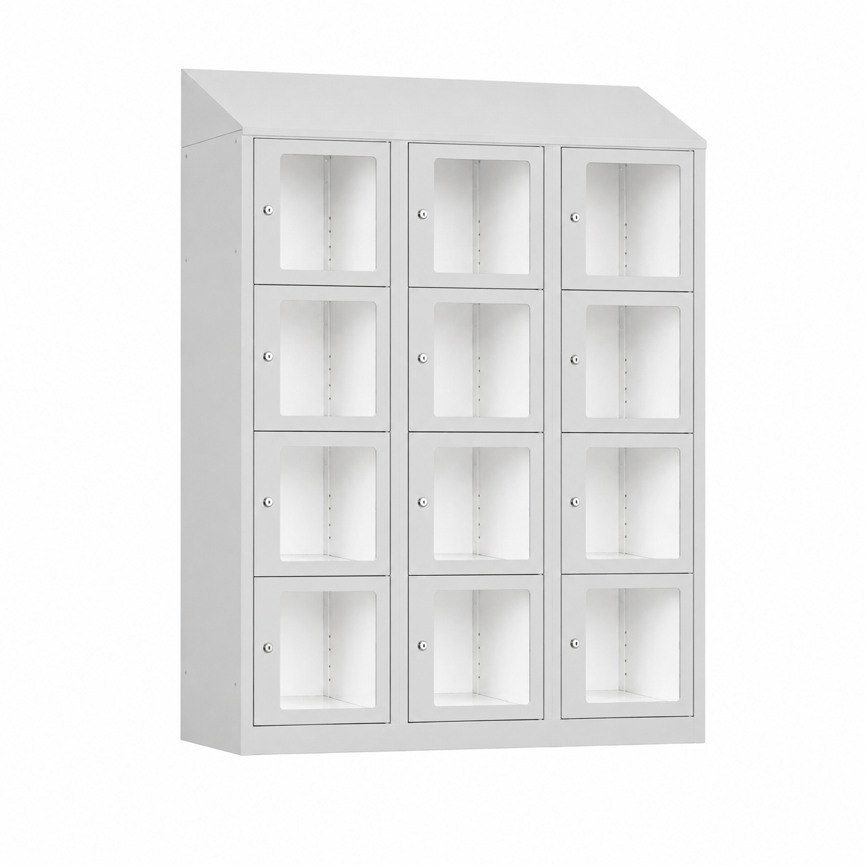 CKT locker grijs met 12 vakken