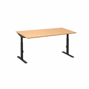 Click-t bureau 120x60 zwart/beuken
