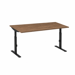 Click-t bureau 120x60 zwart/eiken tabak