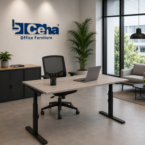 Click-t bureau 120x60 zwart/robson in kantoor
