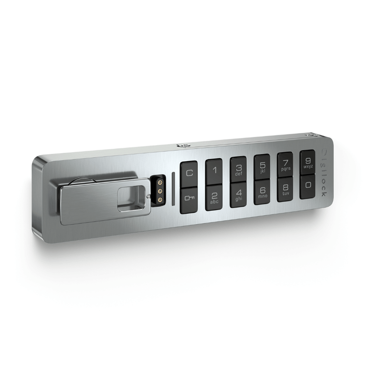 Horizontaal elektronisch Digilock slot
