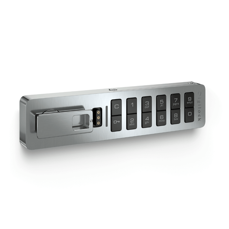 Digilock Versa Basic Key Horizontaal/Nikkel