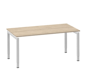 Bureau Easy 4 160x80 wit/eiken wit