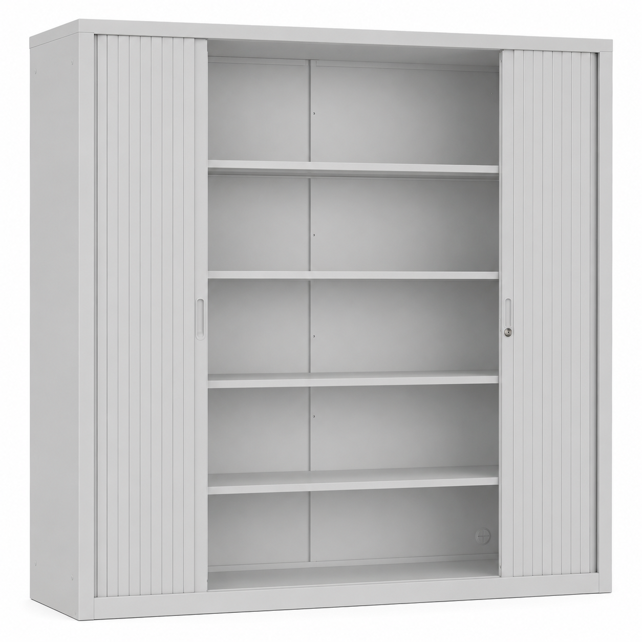 Roldeurkast JCHSD grijs 195x180 met legborden