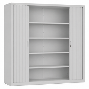 Roldeurkast JCHSD grijs 195x180 met legborden