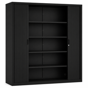 Zwarte JCHSD roldeurkast 195x180