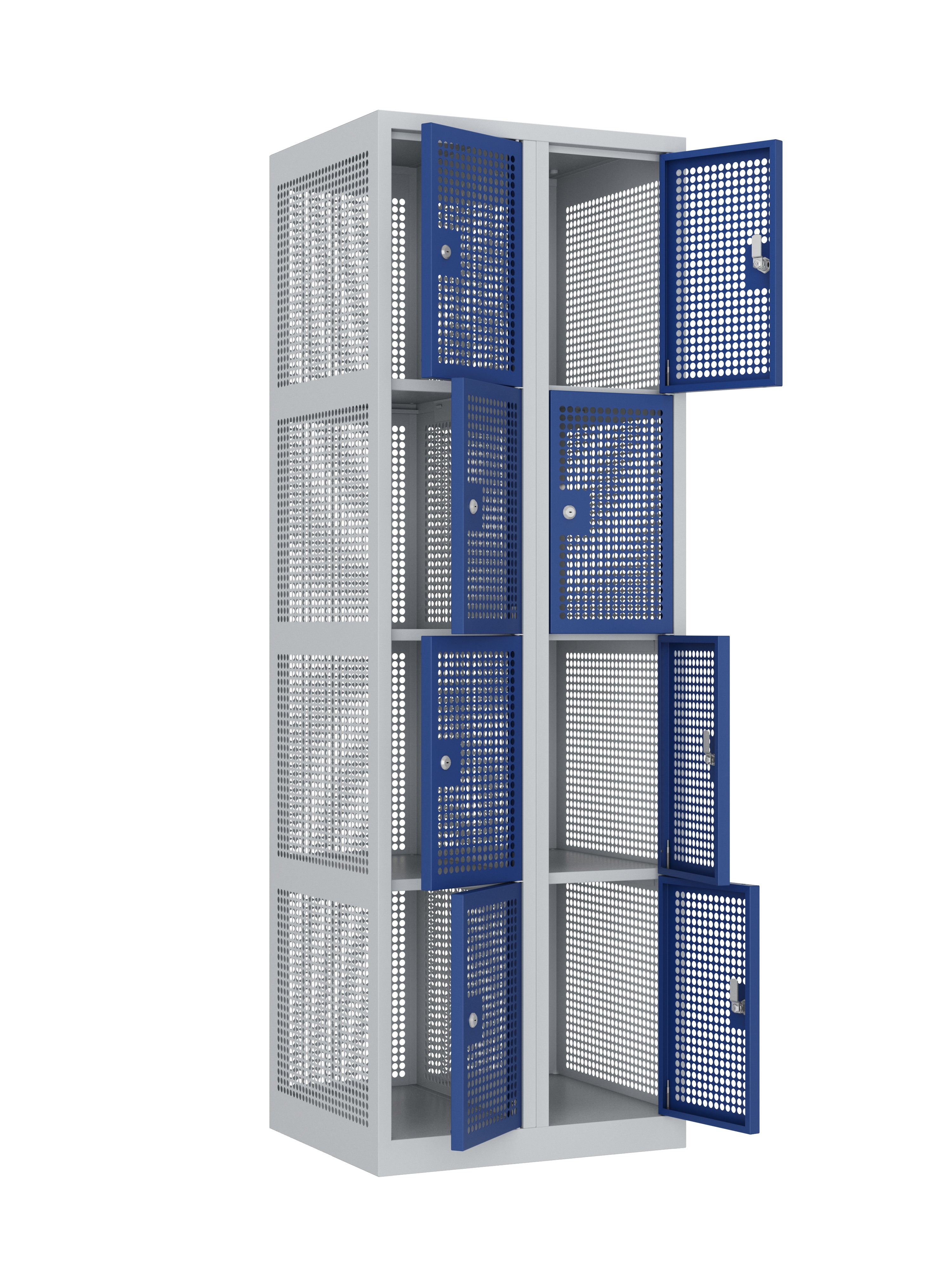 Gaaslocker KTS blauw grijs 