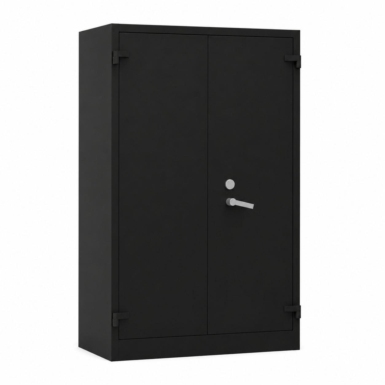 Zwarte LYD brandwerende kast 1195x126