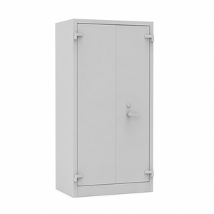 Grijze brandwerende kast 195x95 cm
