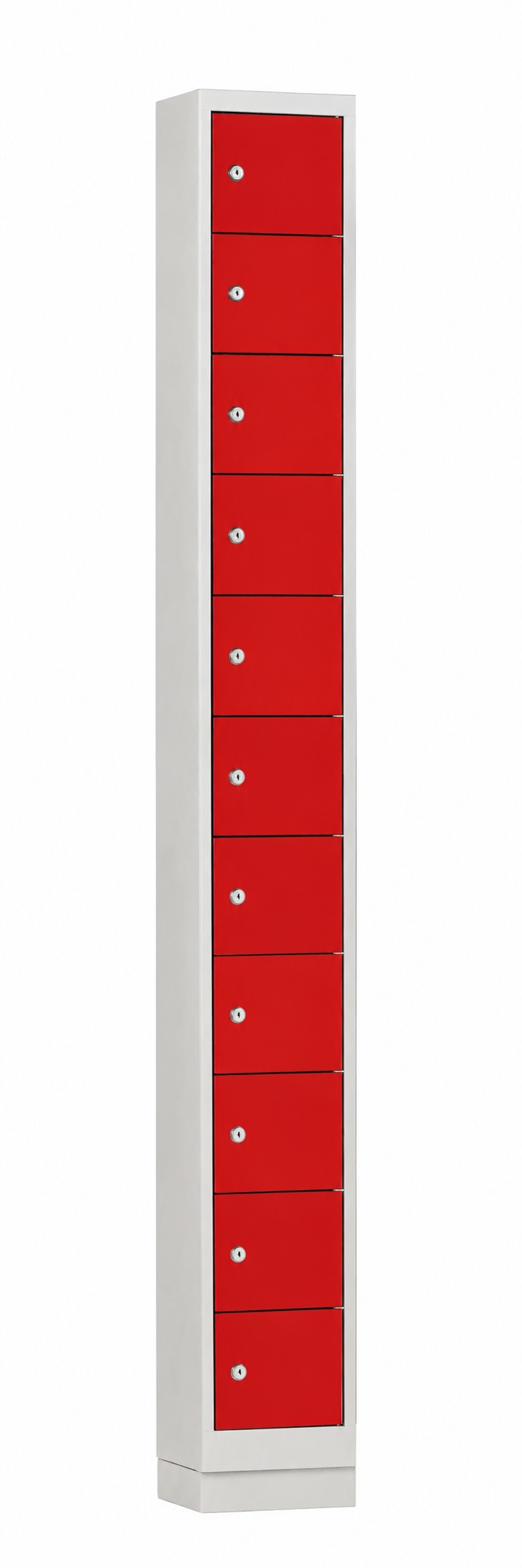 Mini locker 180-1.10 met rode deuren