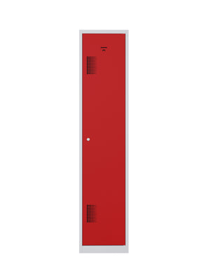 NHTD garderobekast 180-1.1 grijs/rood