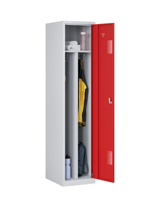 Rood/grijze NHTD garderobekast 180-1.1