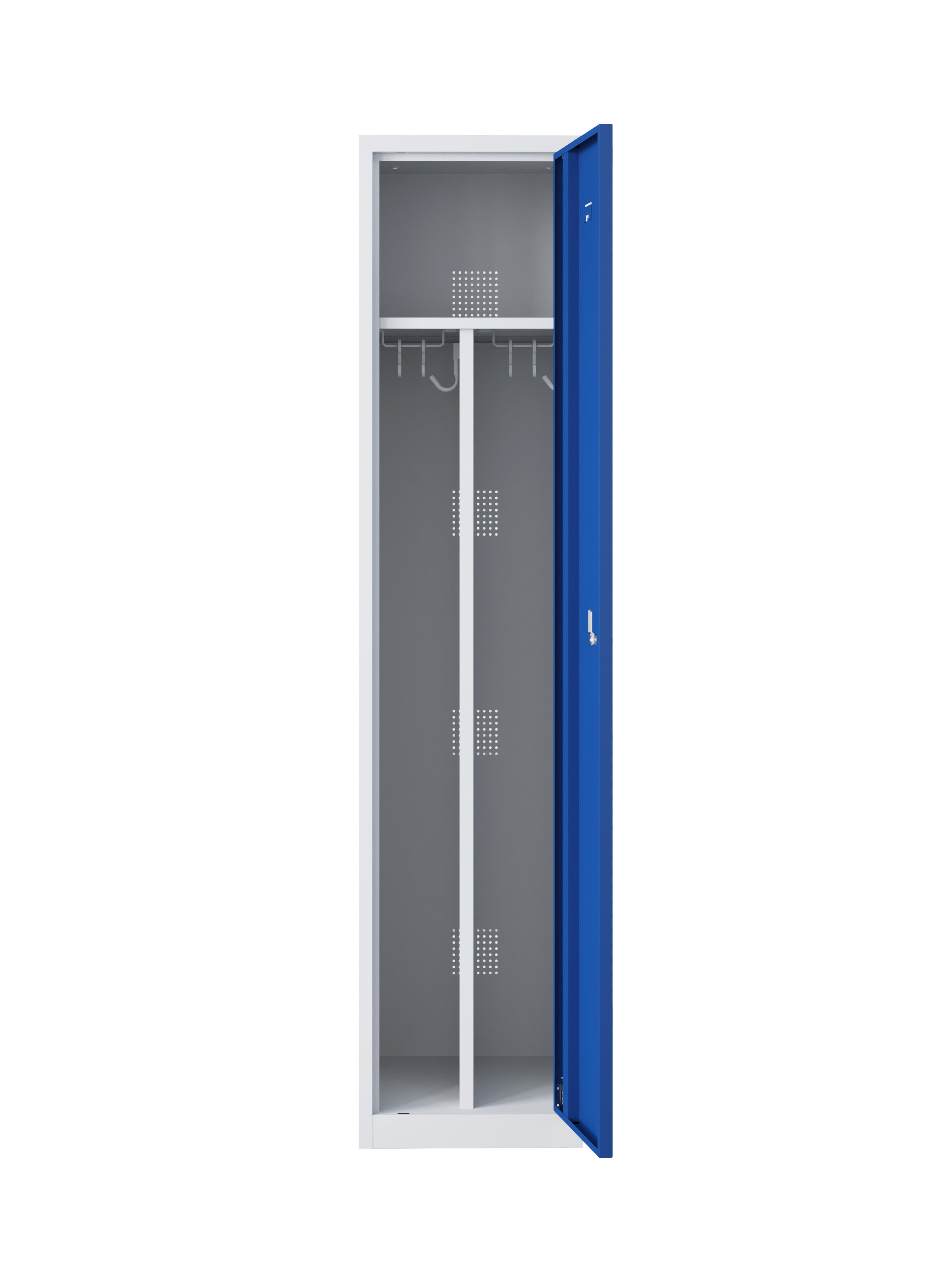 NHTD 180-1.1 grijs/blauw garderobekast