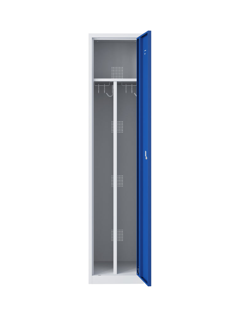 NHTD 180-1.1 grijs/blauw garderobekast