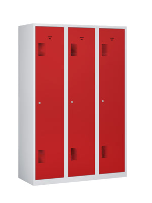 Garderobekast NHTD 3.3 grijs/rood