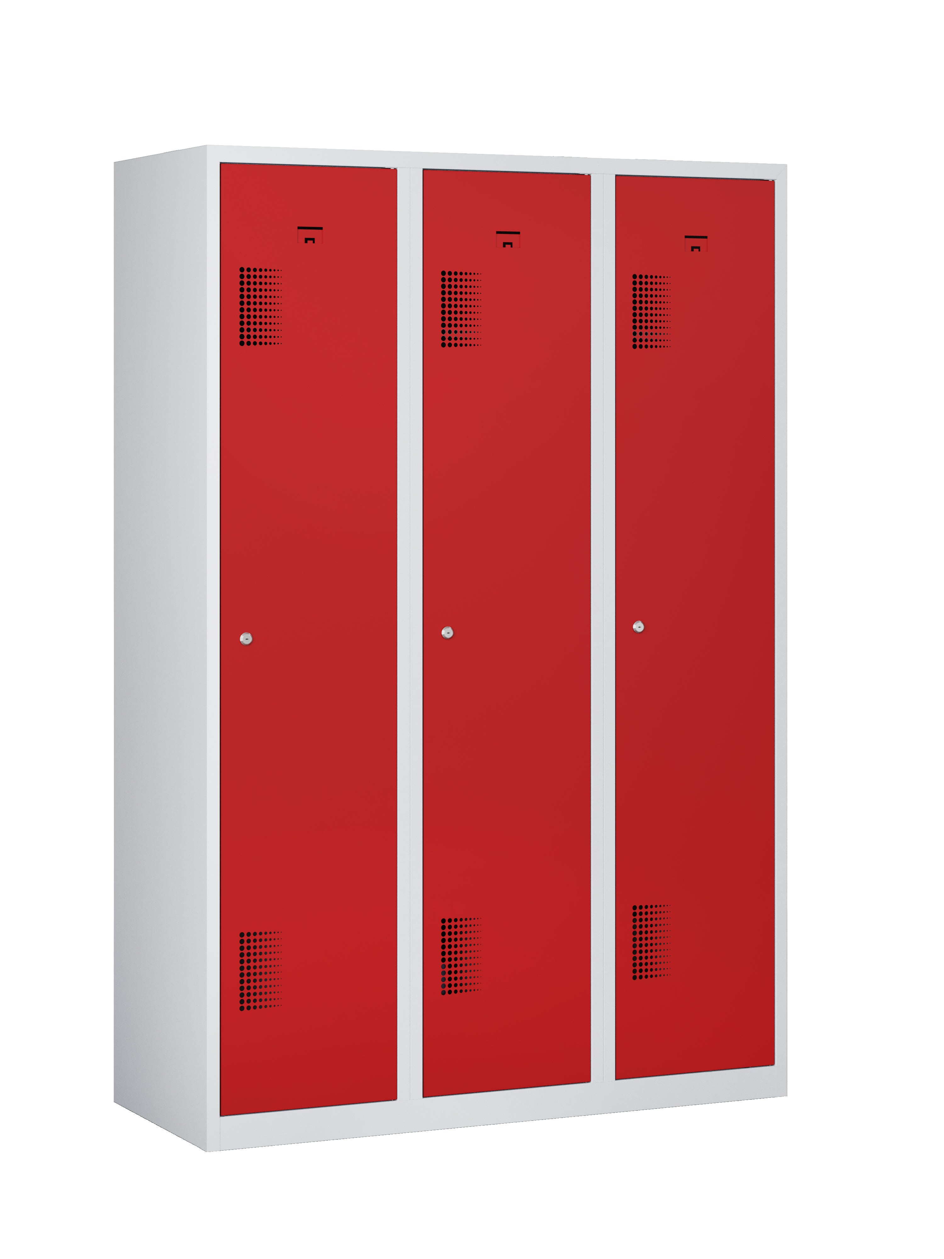 Garderobekast NHTD 3.3 grijs/rood