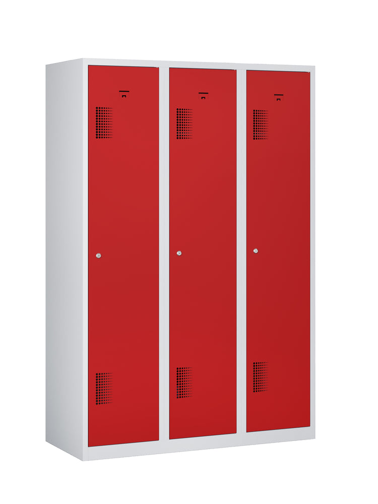 Garderobekast NHTD 3.3 grijs/rood