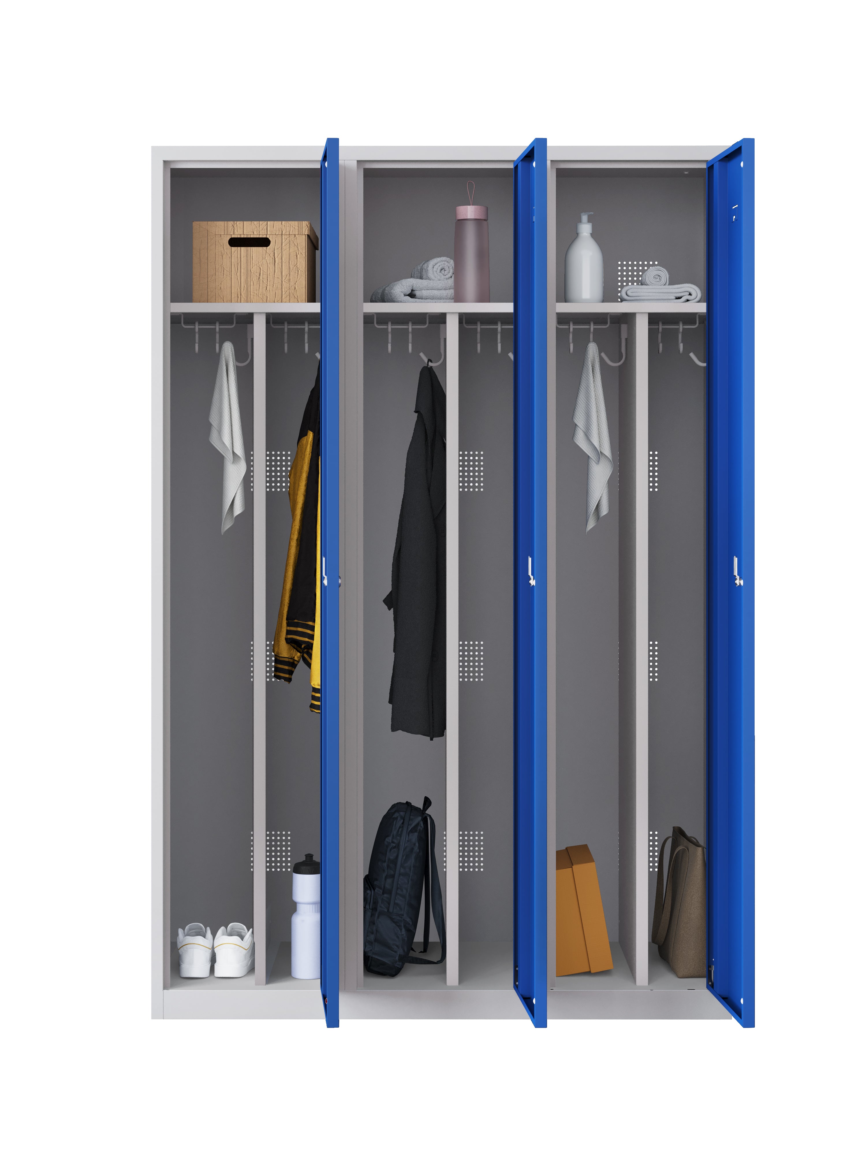 Garderobekast NHTD 180-3.3 7035/5010