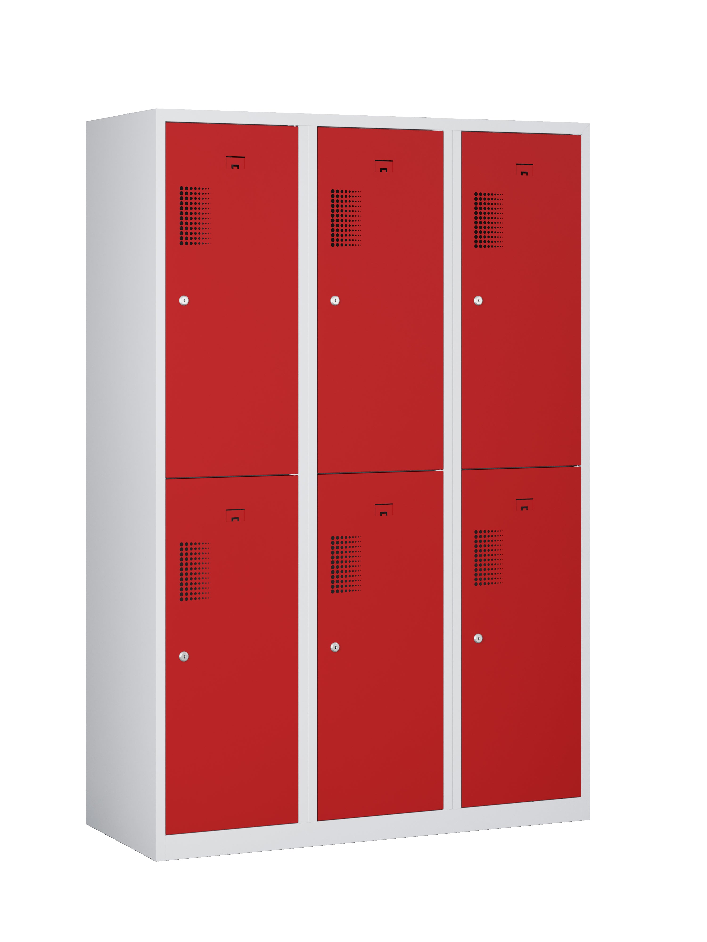Garderobekast NHTD 3.6 grijs/rood