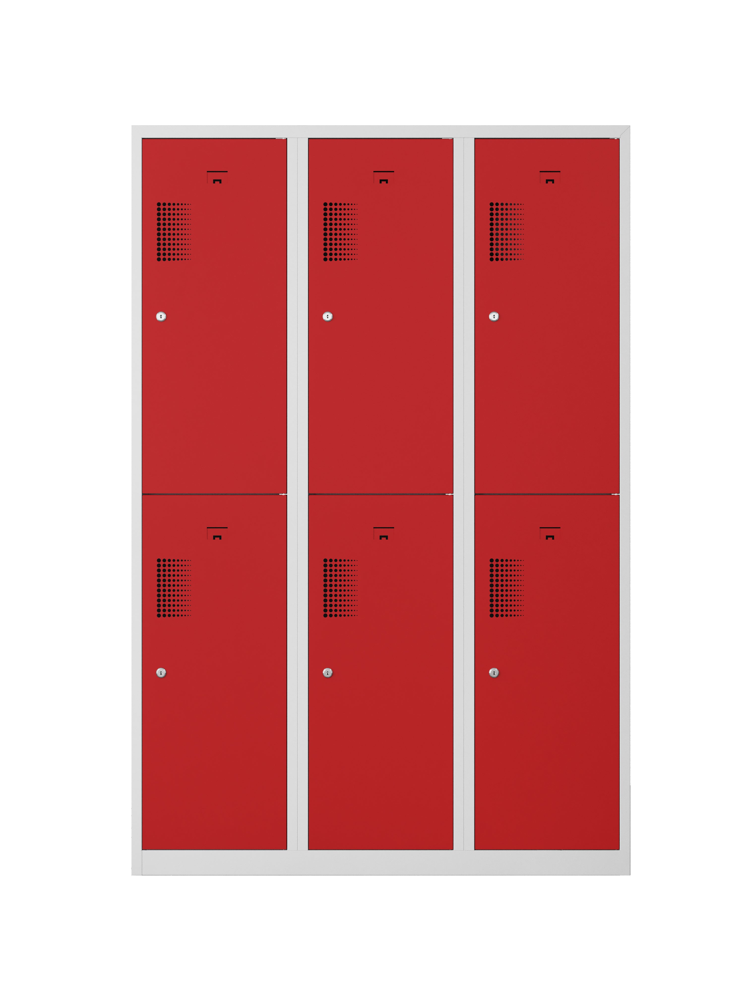 NHTD garderobekast 3.6 grijs/rood