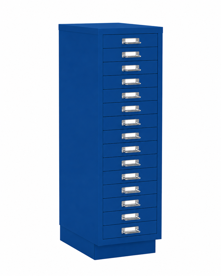 OCH meerladekast 15 laden blauw
