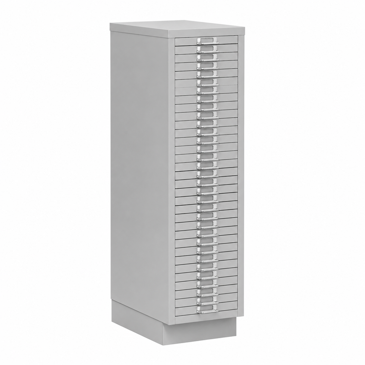 Aluminium OCH ladekast met 30 laden