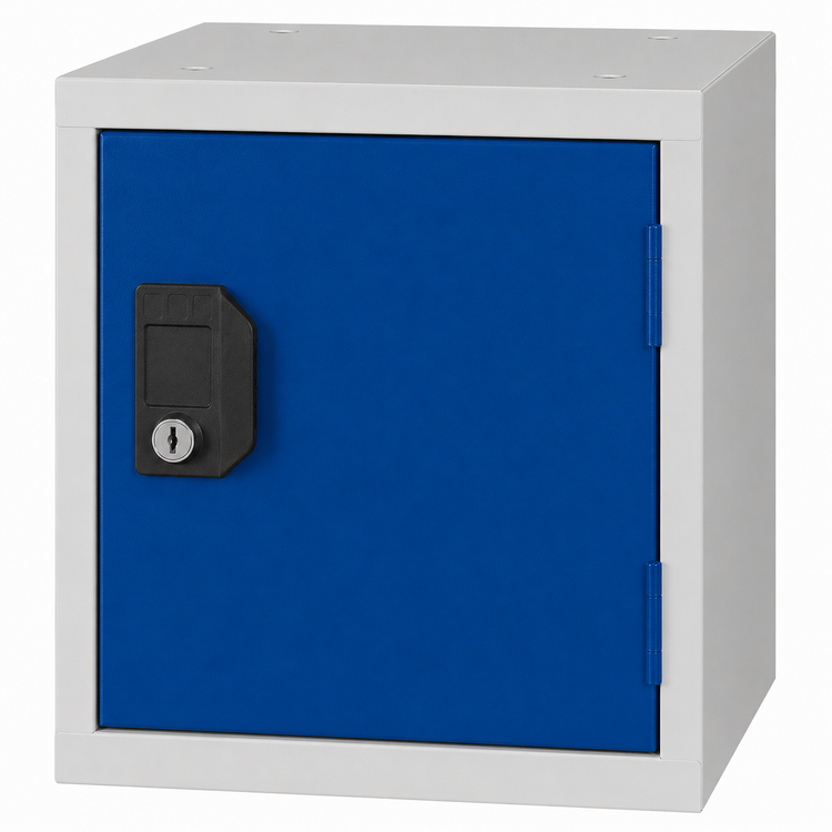 OKK grijs/blauw met cilinderslot