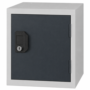 Cube locker grijs/antraciet 30cm