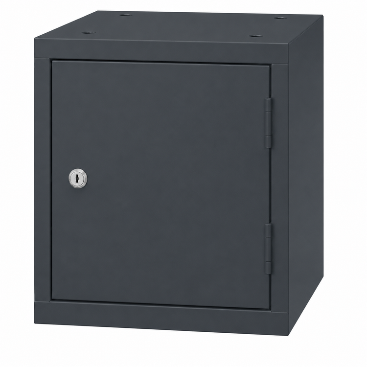 Cube locker antraciet 30cm