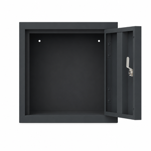 Kleine vierkante locker 30cm cilinderslot