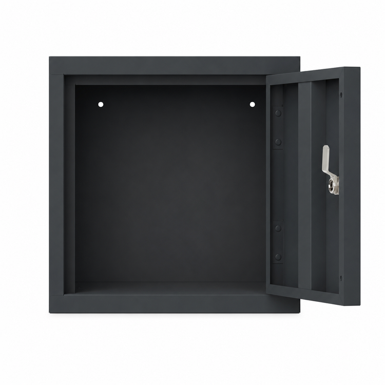 Kleine vierkante locker 30cm cilinderslot