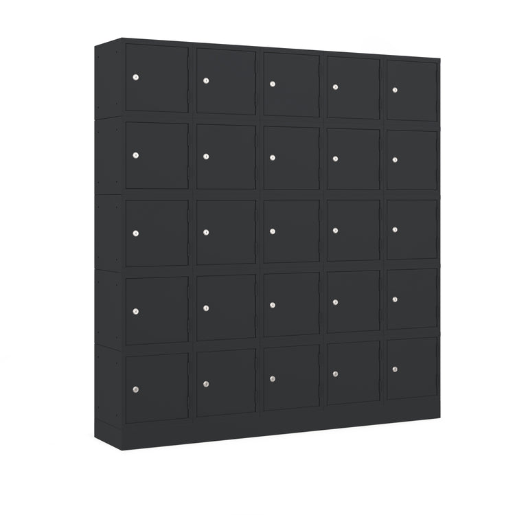 Lockerwand van gestapelde OKK lockers