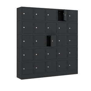 Cube lockerwand in RAL7021