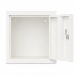 Open OKK locker wit met cilinderslot