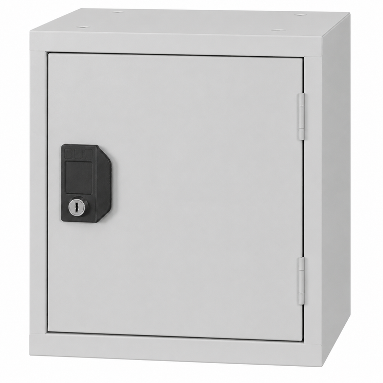 Grijze cube locker OKK RAL7035