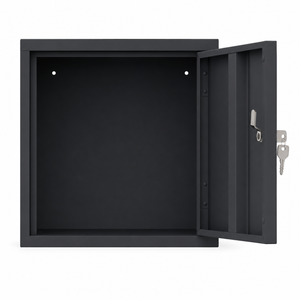 Cube locker antraciet met cilinderslot 