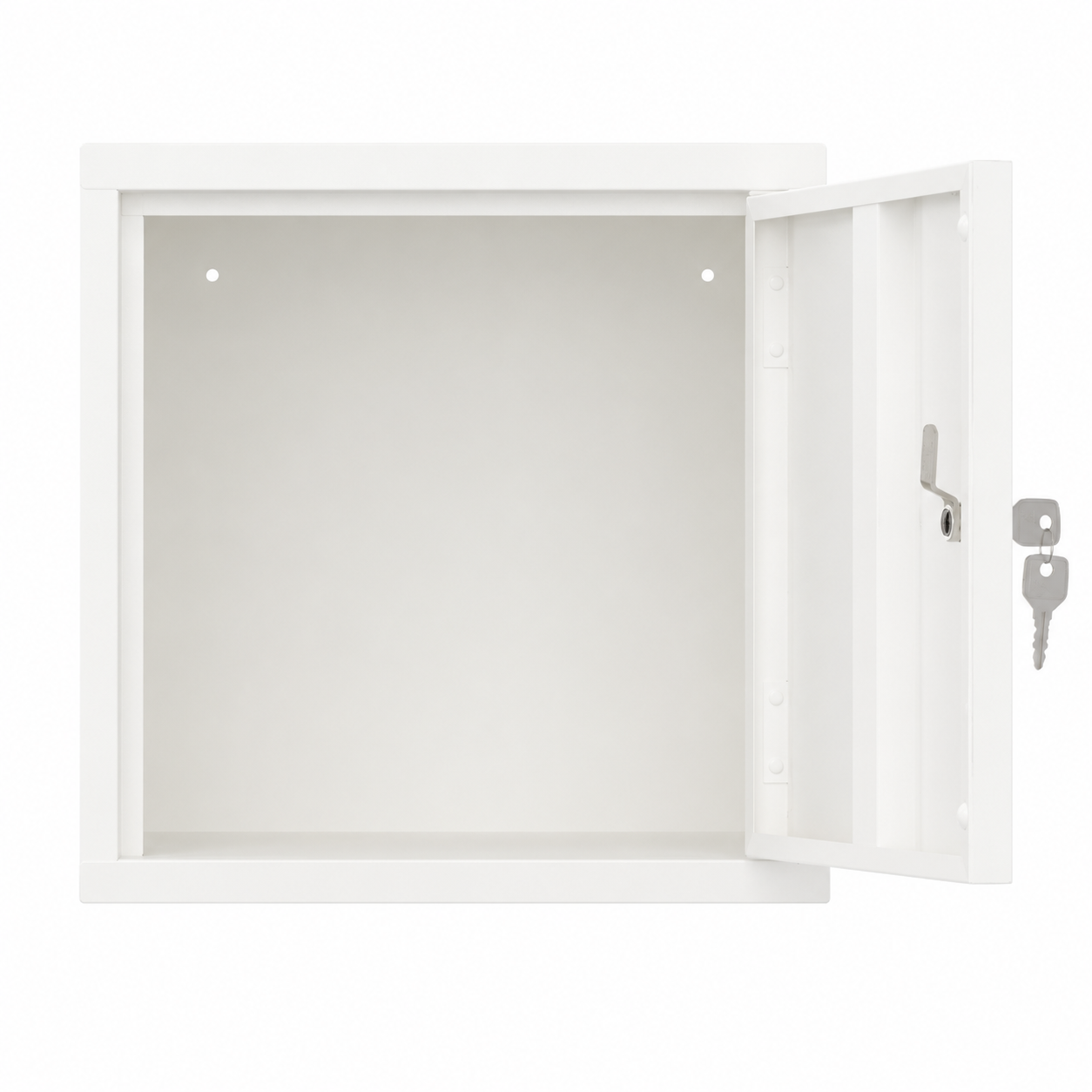 Open cube locker RAL9010