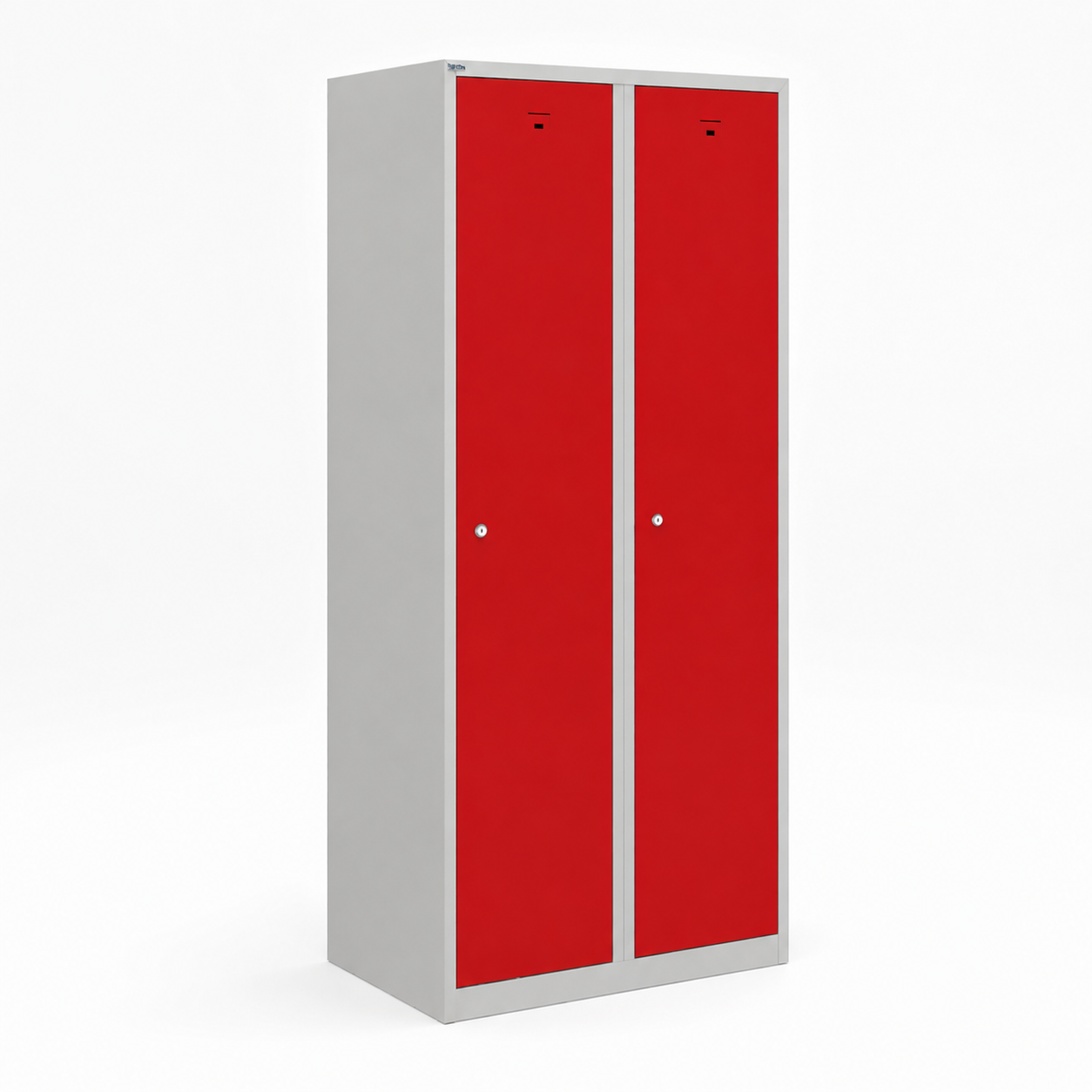 Garderobekast PHTD grijs/rood